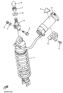 YZF750R Задняя подвеска
