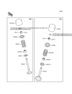  Rocker arms / valves