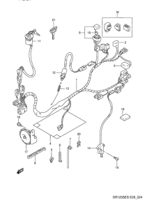 DR125 Жгут проводов