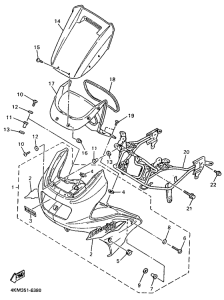 XJ900S Обтекатель 1