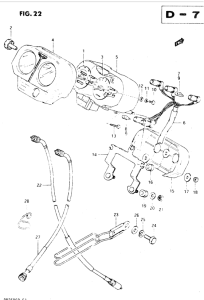DR250 Спидометр-тахометр