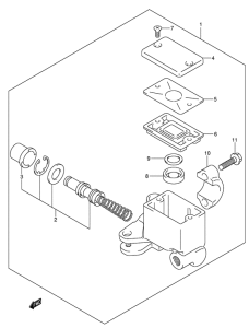 AN400 Передний тормозной цилиндр