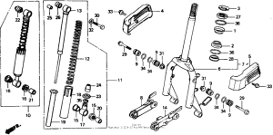 CH80 Передняя вилка