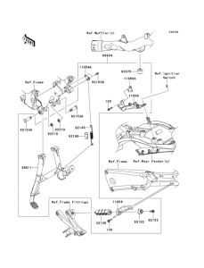 ZX1400 Accessory(centerstand)