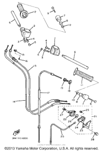 FZR400SWC Троса