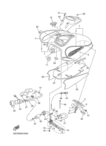 XVS650A Топливный бак