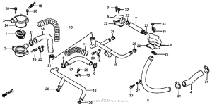 VF700C Water pipe + thermostat