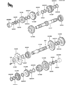 KZ1100 Трансмиссия