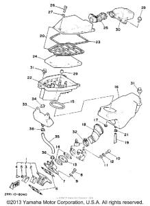 YSR50A Воздушный фильтр