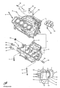 YZF-R1 Картер двигателя