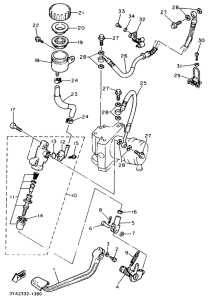 FJ1200A Задний торм цилиндр