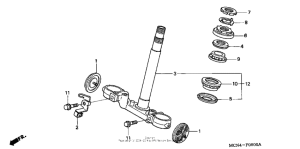 CB750 Траверса нижняя