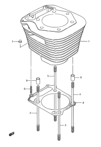 LS650 Цилиндр