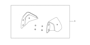 CBF1000S Knuckle visor