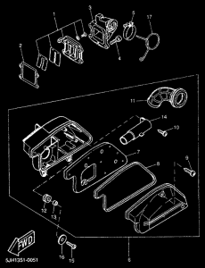 CW50RS Впускная система