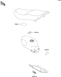 ZX600 Лейбл предостережения