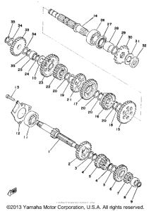 TY175B Трансмиссия