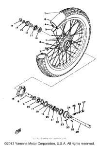 XS360D Переднее колесо