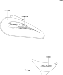 ZL600 Decals(yellow)