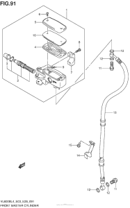 VL800B Главный тормозной цилиндр