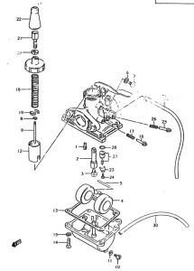 ZR50 Carburetor assy