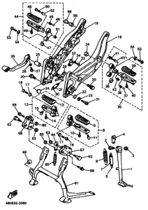 GTS1000A GTS1000AF Support & repose pied