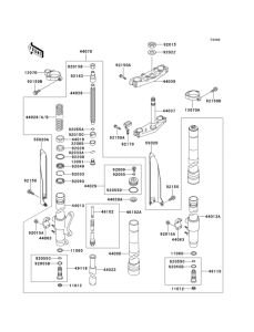 KX125 Front fork(1 / 2)
