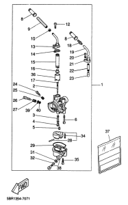 YQ50 Карбюратор