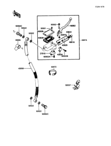 EX250 Главный тормозной цилиндр