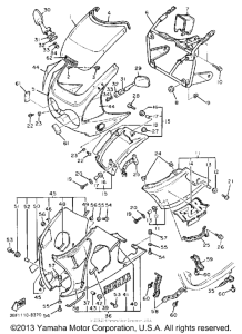 FZR400W Fairing-cowling