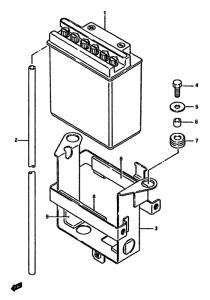 DR600 Аккумулятор