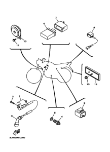 YBR125ED Equipo electrico