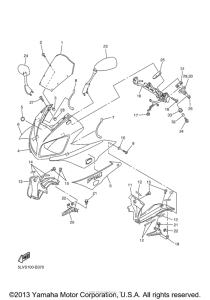 FZS1000SPR Обтекатели