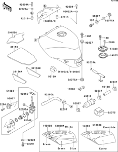 ZX400 Fuel tank(1 / 2)(zx400-l3)