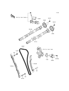 ZX1400 Распред вал