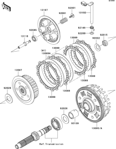 EX650 Сцепление