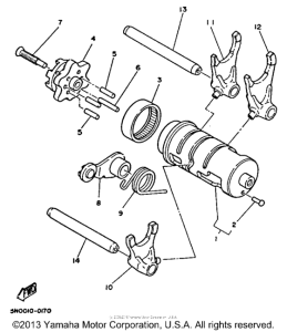 TW200T Копирный вал