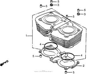 CM400 Цилиндры