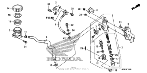 VFR1200F (DCT) Задний тормозной цилиндр