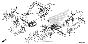 CTX1300 (ABS) Глушитель