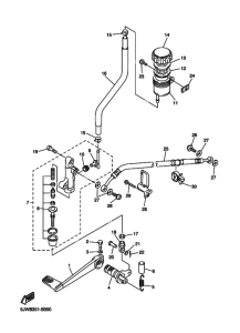 FJR1300 Задний тормозной цилиндр