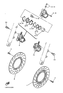 SRX600N (20.0KW) Vorderradbremssattel