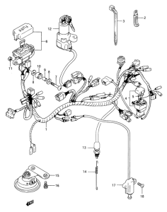 DR650 Жгут проводов