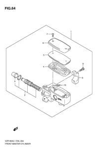 VZR1800 Передний тормозной цилиндр