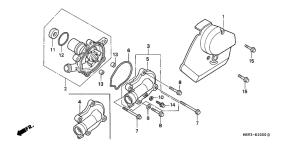 NTV650 Водяная помпа
