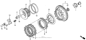 CB400F Сцепление