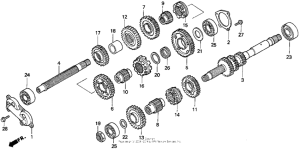 GL1500I Трансмиссия