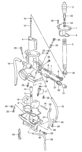 RG125 Carburetor assy