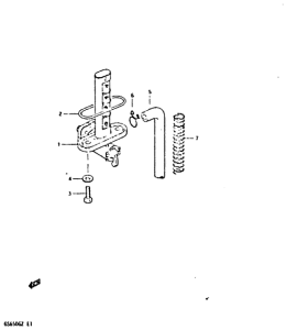 GS650 Топливный кран