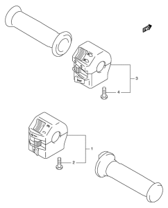 GS125 Рулевой переключатель